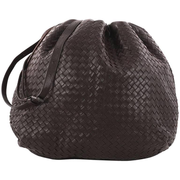 Bottega Veneta Drawstring Shoulder Bag Intrecciato Nappa Large