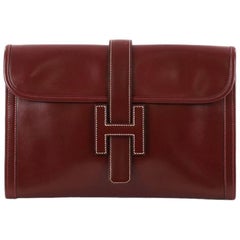 Hermes Jige Clutch Box Calf PM