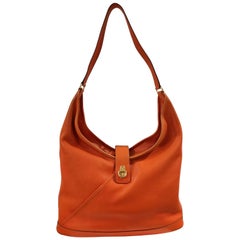 Retro Hermès Orange Rare Trim Bag