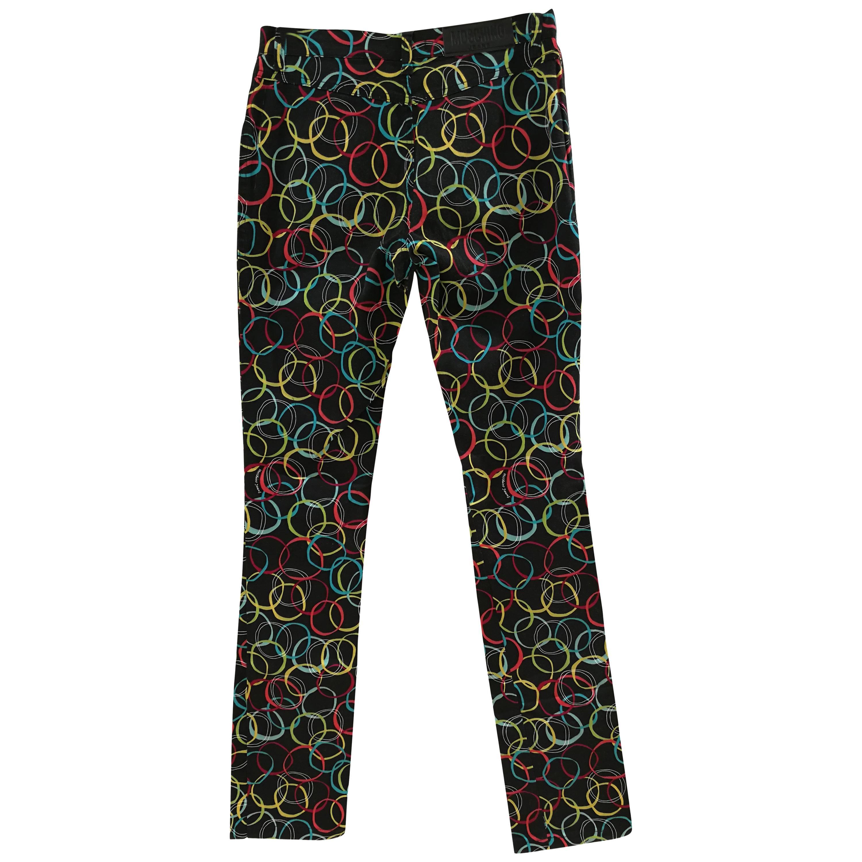 Moschino Vintage Multicoloured Trousers