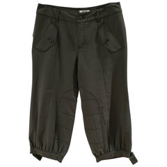 Moschino Militärgrüne Hose