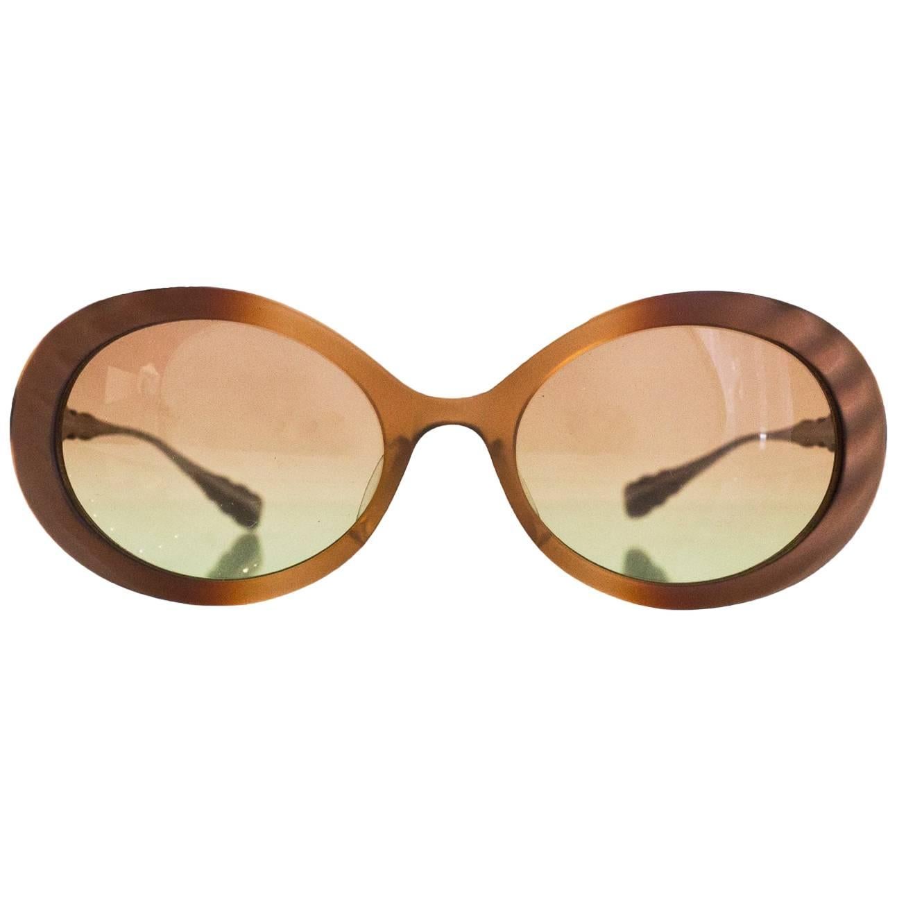 Kata Bronze Resin Sunglasses For Sale at 1stDibs
