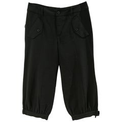 Moschino Black cotton trousers