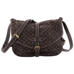 Louis Vuitton Saumur Handbag Monogram Idylle PM