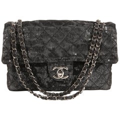 Chanel Hidden Sequins Jumbo Classic Flap Bag