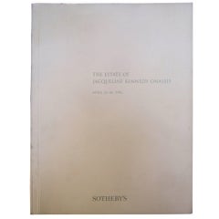 Sotheby's Estate Catalogue of Jacqueline Kennedy Onassis circa 1996  