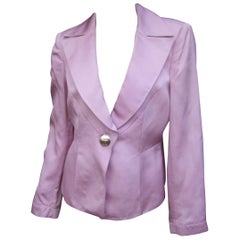 Armani Collezioni Italian Pale Lavender Jacket 21st C
