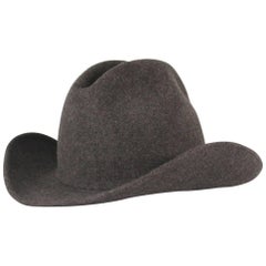 Vivienne Westwood World's End Oversized Brown Felt Cowboy Hat Size OS