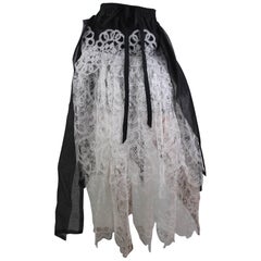 Vivienne Westwood Gold Label Iris Skirt in Lace from SS 15 Size US 4