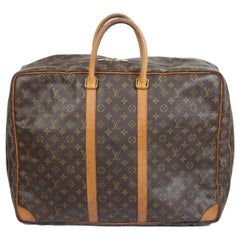 Louis Vuitton Sirius 55 travel bag Suitcase Brown Retro Leather