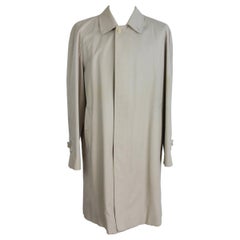 Burberry London Raincoat Trench Cotton Vintage Beige
