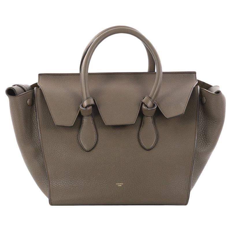 Celine Tie Knot Tote Grainy Leather Small