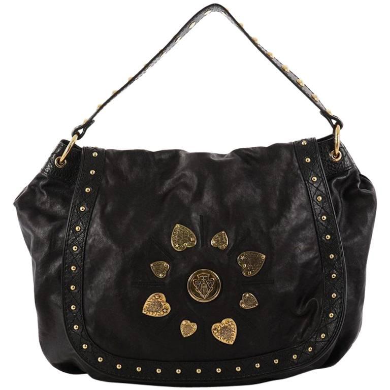 Gucci Irina Babouska Shoulder Bag Leather