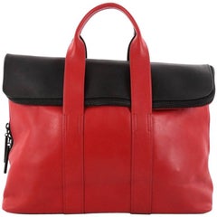 3.1 Phillip Lim 31 Hour Fold-Over Tote Leather