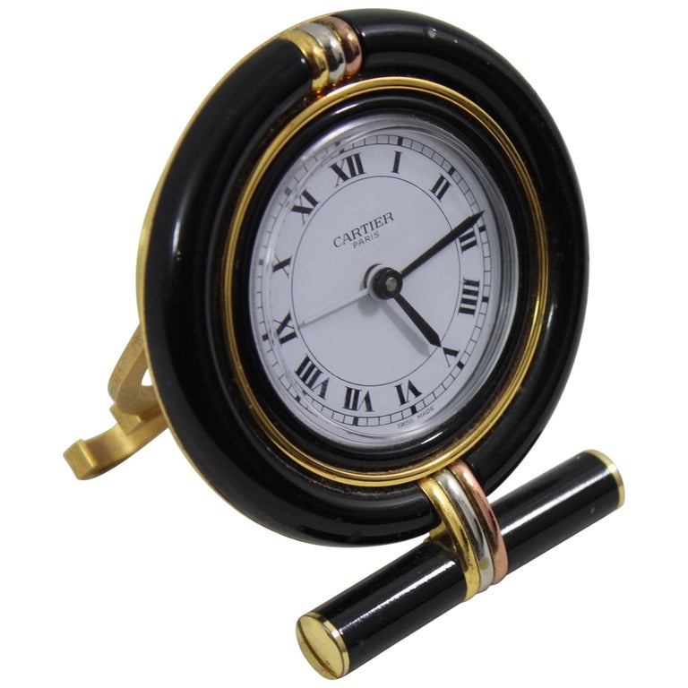 Cartier Trinity Vintage Travel Clock at 1stDibs cartier trinity clock