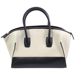 Narciso Rodriguez black and beige leather Top handle bag