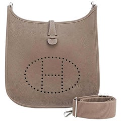 Hermès Etoupe Evelyne PM Taupe 29cm Messenger Shoulder Bag