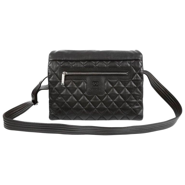 Chanel Black Caviar Large Coco Cocoon Messenger Bag at 1stDibs coco
