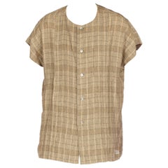 1980s Men's Issey Miyake Linen Shirt