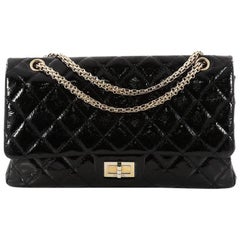 Chanel Reissue 2.55 Handbag Quilted Patent 227