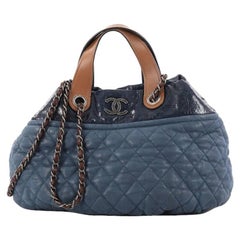 Chanel In The Mix Tote Quilted Iridescent Calfskin Medium
