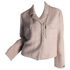 Vintage Chanel wool and alpaca short Jacket, 1999  