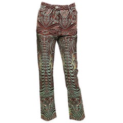 Jean Paul Gaultier Vintage Aboriginal Maori Tattoo Pants Trousers