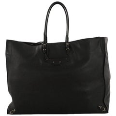Balenciaga Papier A3 Classic Studs Handbag Leather Large