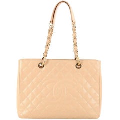 Chanel Grand Shopping Tote Quilted Caviar