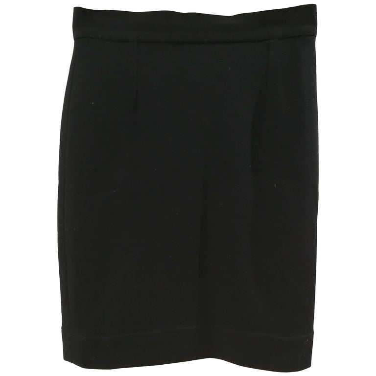 Moschino Women's Poplin Skirt Black