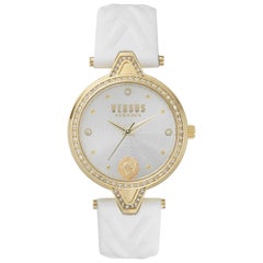 Versus by Versace White Leather Watch