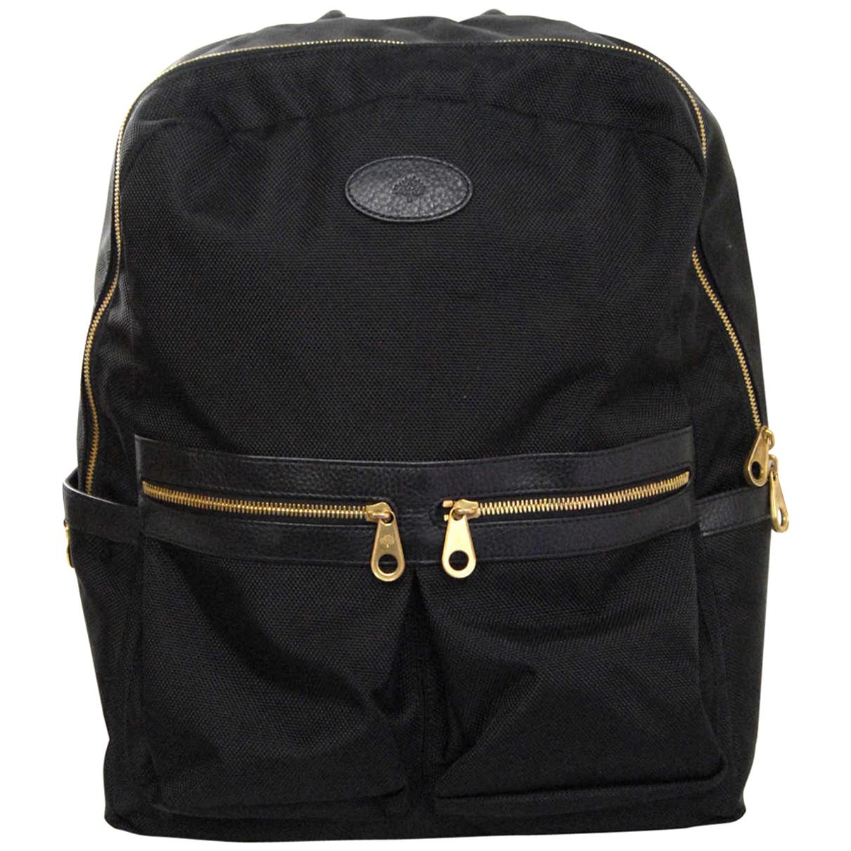 Mulberry Black Textured Nylon Henry Backpack Bag rt. $780