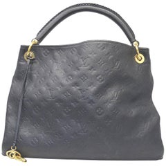 Louis Vuitton Artsy MM Black Empreinte Monogram Shoulder Bag