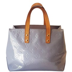 Louis Vuitton Sky Blue Top Handle Vernis Bag