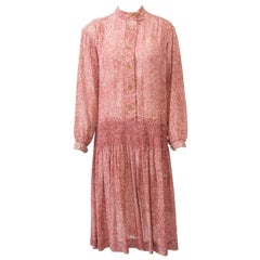 Vintage Jean Varon Print Dress