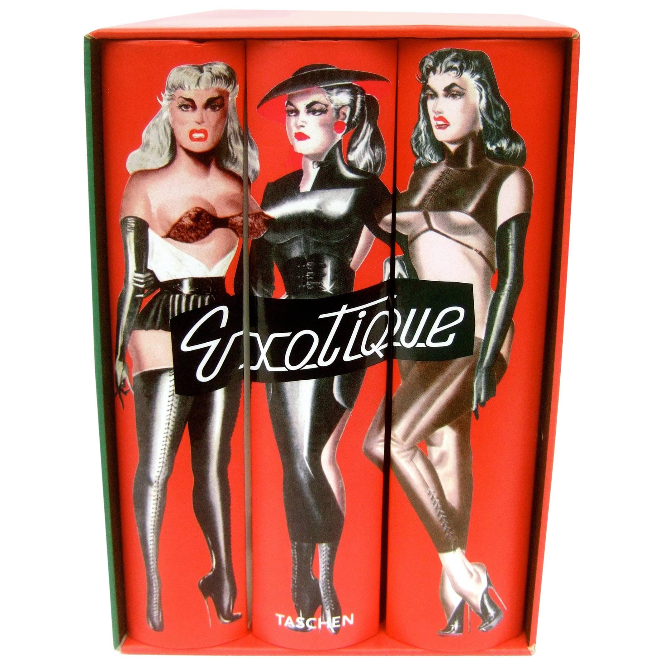 Exotique Trilogy Set of Avant-garde Hard Cover Books in Case ca 1998 at  1stDibs