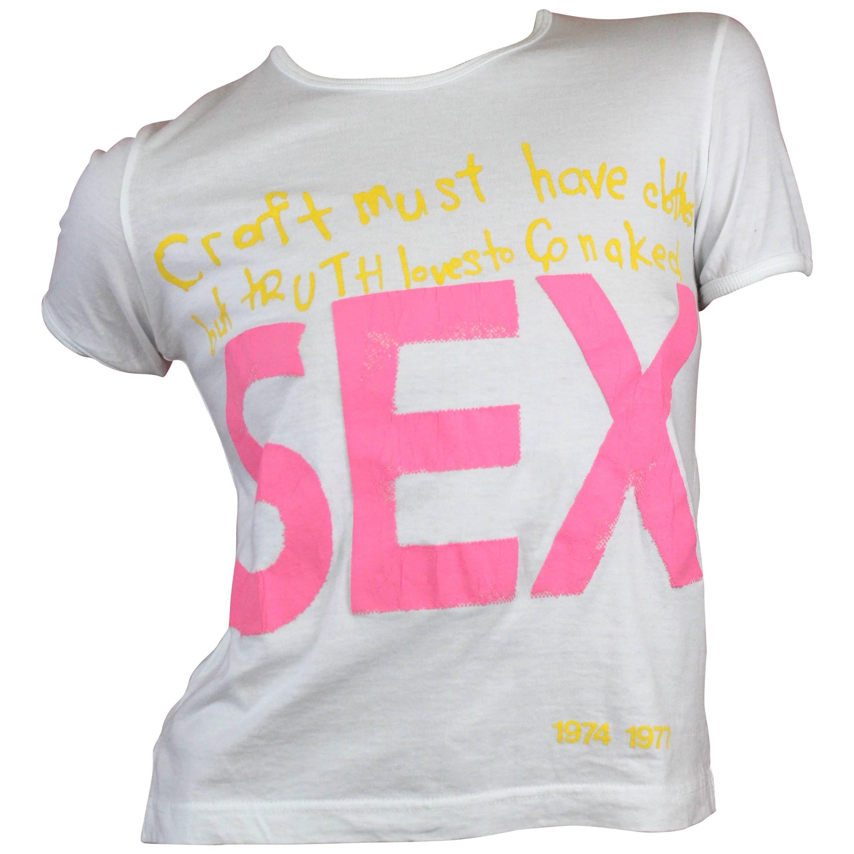 Vivienne Westwood Couture Commemorative SEX T-Shirt  