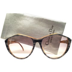 New Vintage Christian Dior 2234 Grey Oversized Optyl Sunglasses