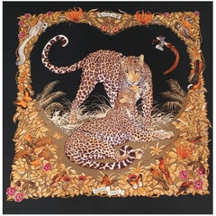 Hermès Jungle Love by Dallet 140cm Cashmere Scarf