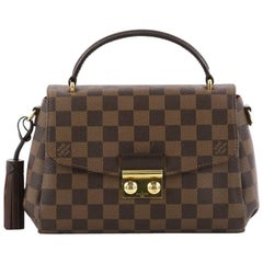 Used Louis Vuitton Croisette Handbag Damier 
