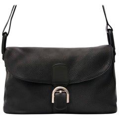 Delvaux Black Brillant Besace Shoulder Bag