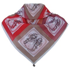 Hermès Mini Brides de Gala Charm Carré 70 cm Cotton Scarf