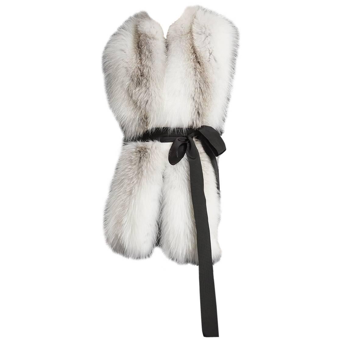 Verheyen London Legacy Stole in Natural Fawn Light Fox Fur