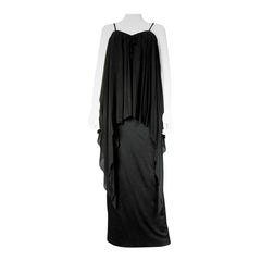 Un abito da sera Christian Dior Haute Couture di Marc Bohan circa 1975