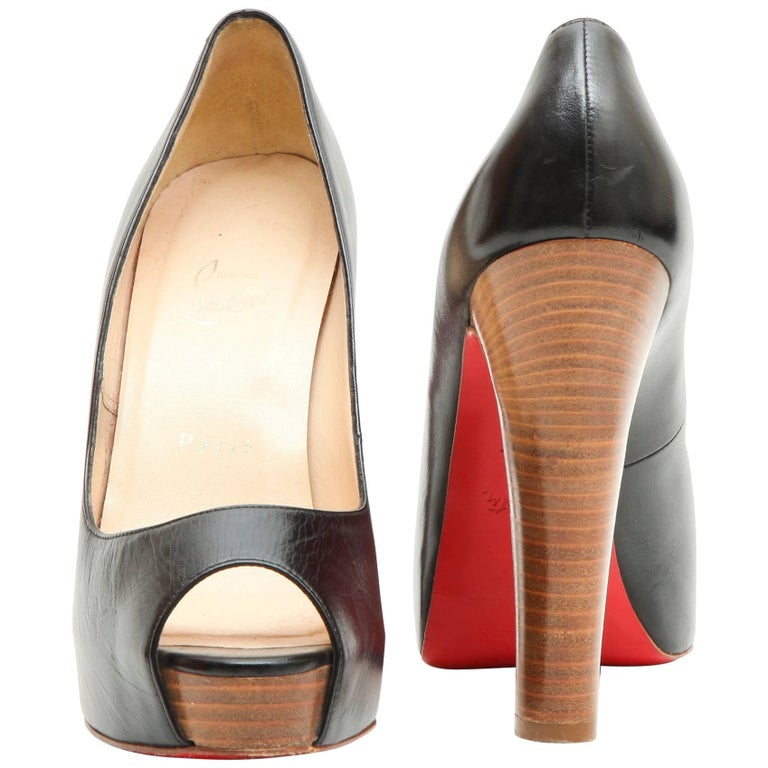 black christian louboutin heels sale