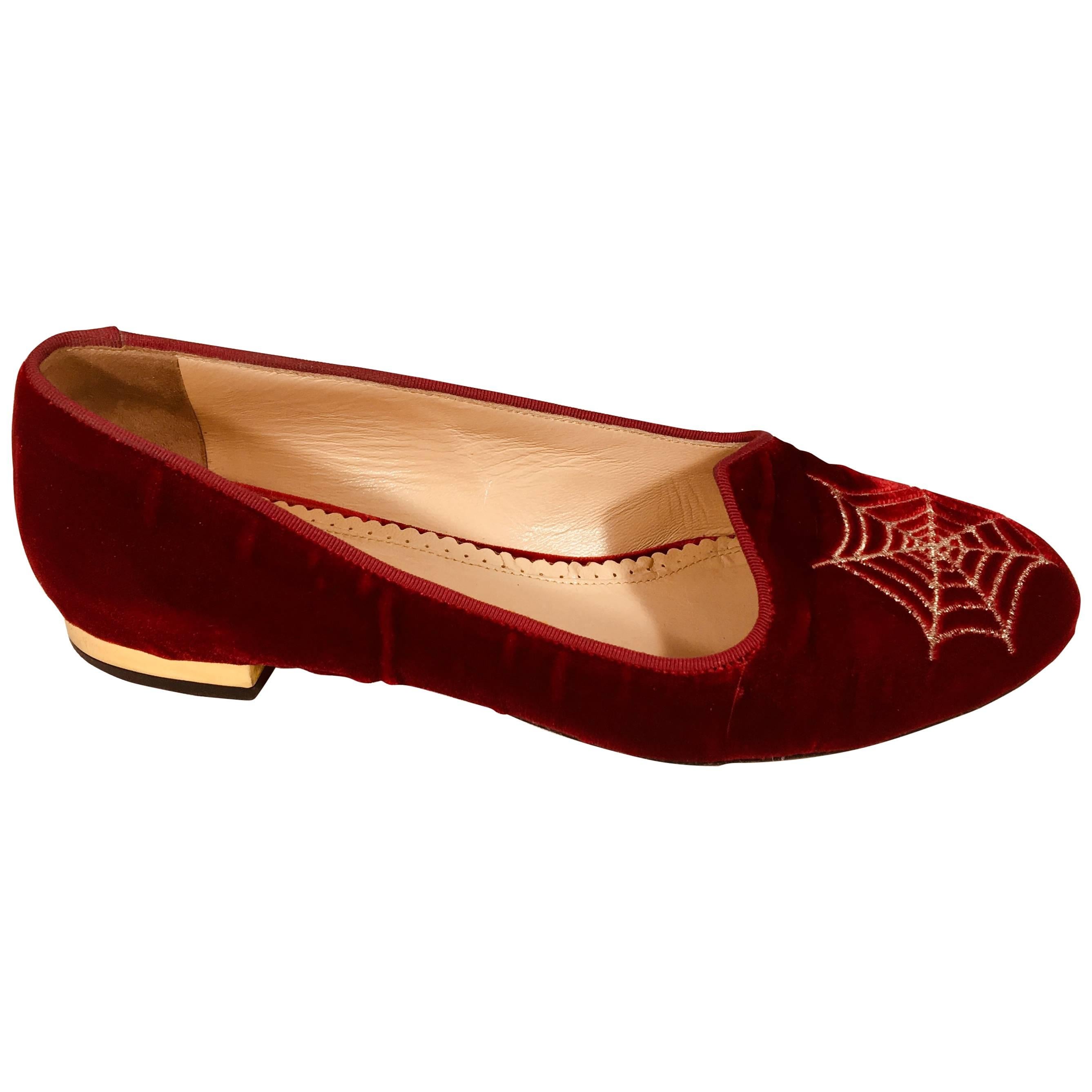 Charlotte Olympia Spider Web Loafers
