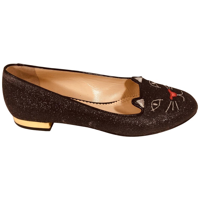 Charlotte Olympia Kitty Loafers at 1stDibs