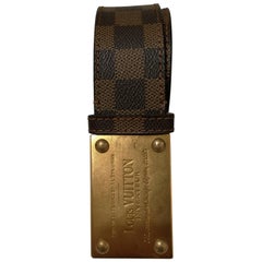 Louis Vuitton Brown Damier Inventeur Belt