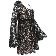 Vintage Tom Ford for Gucci S/S 1996 Baby Doll Lace Mini Dress