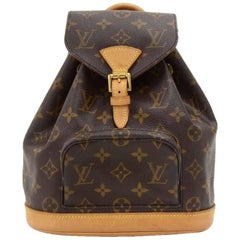 Vintage Louis Vuitton Mini Montsouris Monogram Canvas Backpack Bag 